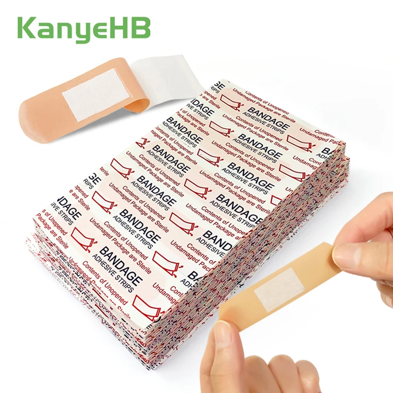 

50pc Waterproof Sterile Band-Aids Breathable Sterile Band Aid Medical Plaster Adhesive Bandage Protect Wound Dressing Patch A274