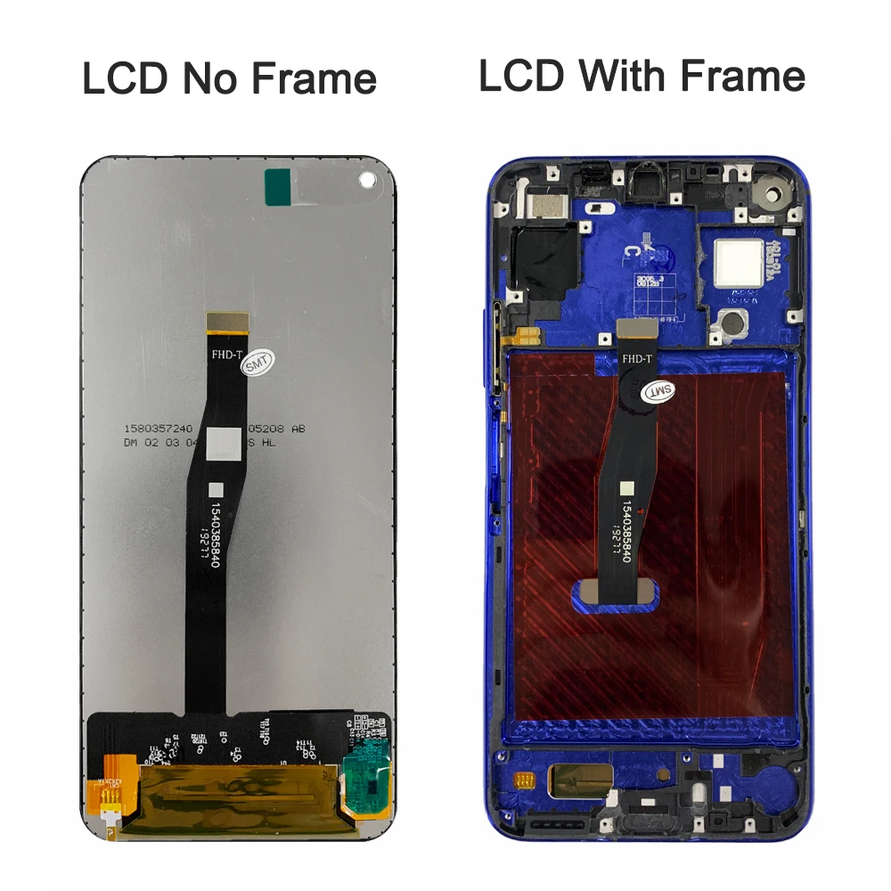 For HUAWEI Nova 5T 6.26\'\'For Honor 20 YAL-L21 L61 L71 L61D LCD Display Touch Screen Digitizer Assembly Replacement