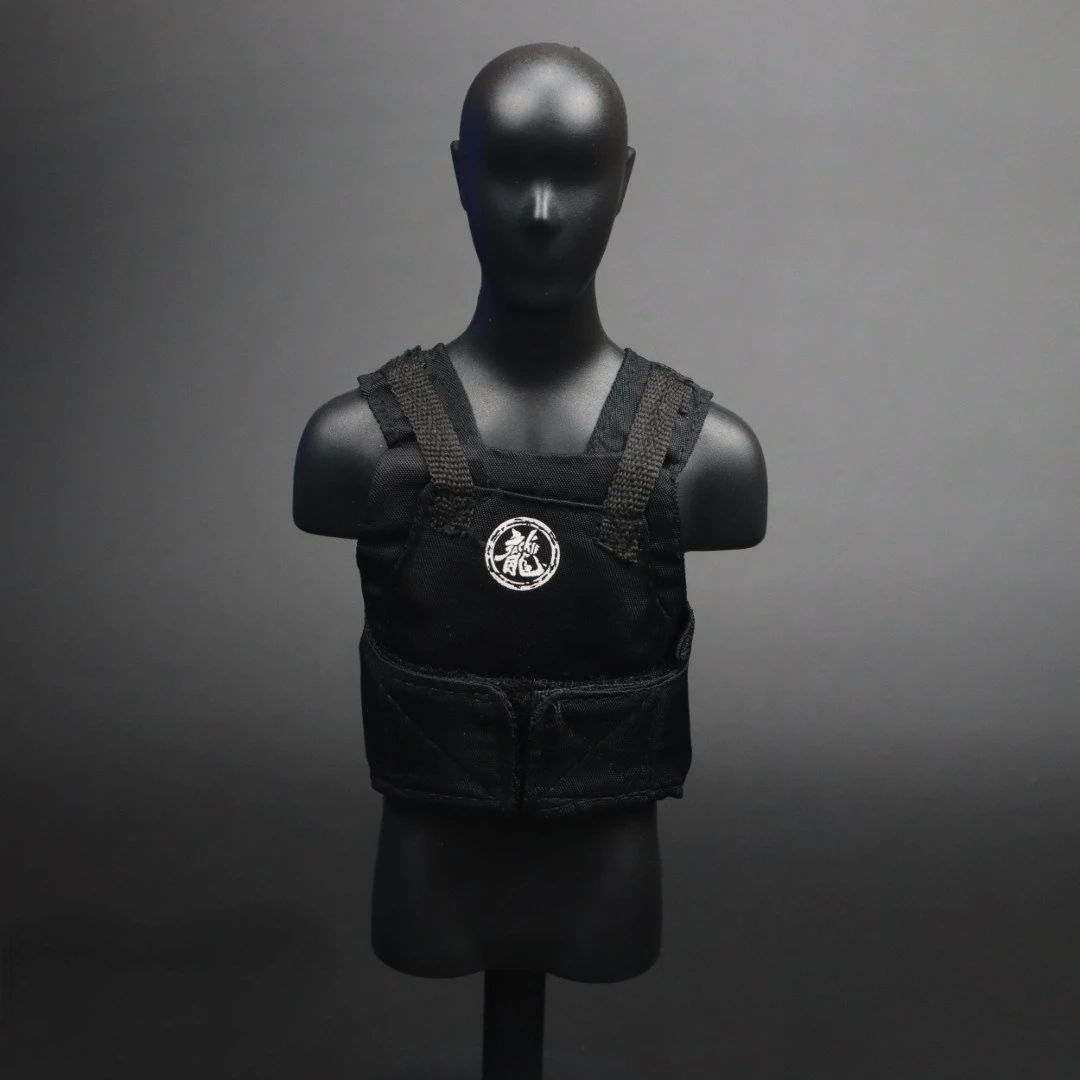 1/6 Scale male clothes black Bulletproof vest fit DIY action figure body model