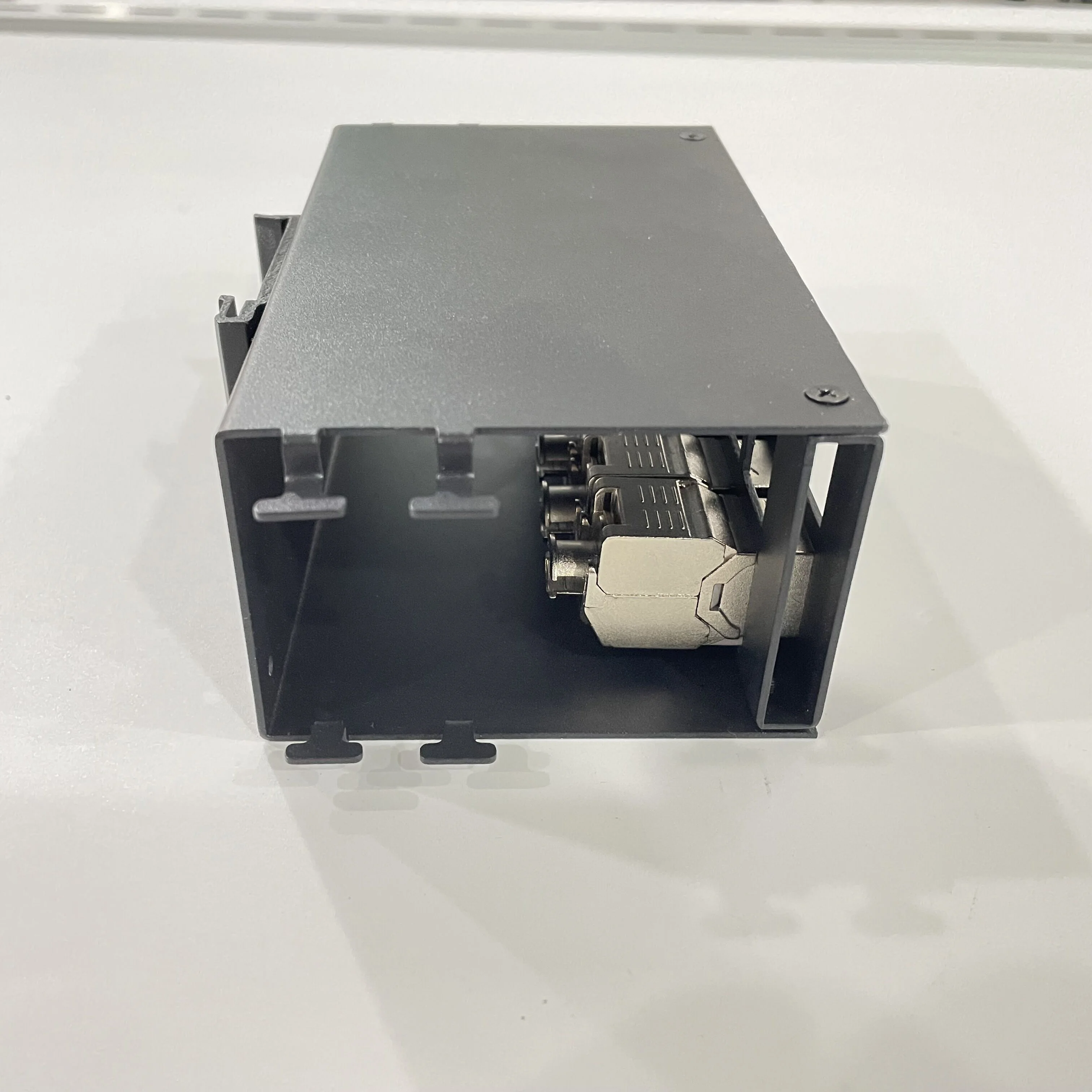 Panel patch RJ45 rel Din 12 port dengan panel patch jaringan Cat6 Keystone Jack STP FTP