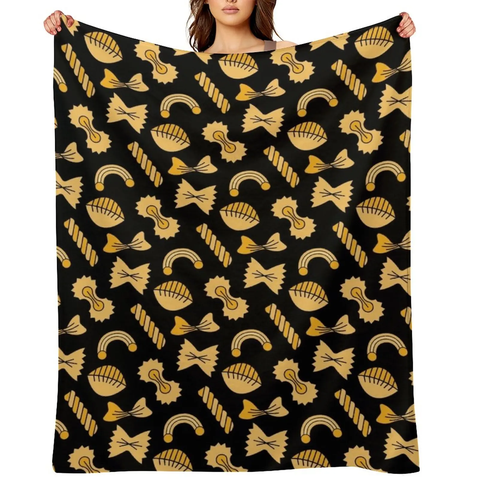 

Pasta pattern. Throw Blanket Luxury Blankets For Bed Plaid on the sofa Single Blankets