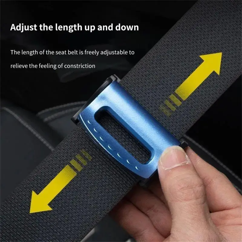 2pcs Car Seat Belt Buckle Clip Adjustable Seat Belt Limiter Anti-skid Fixed Stopper Buckle Clip Car Seat Accessories