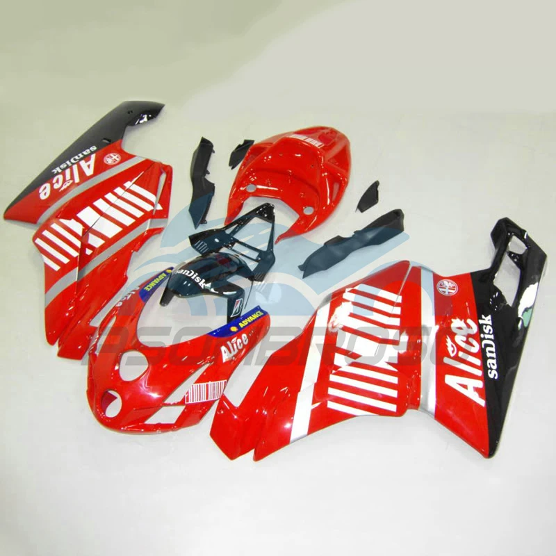 Aftermarket Fairing Kit for Ducati 749 999 03 04 Prime Complete Body Plastics Set Bodywork Covers Motorcycle Fairings 2003 2004