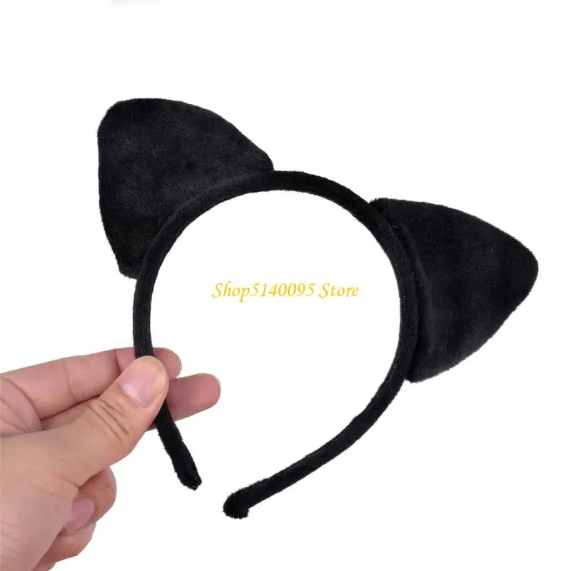 Dxae Cats Ears Headbands Tutusドレスハロウィーンコスプレ衣装動物猫衣装
