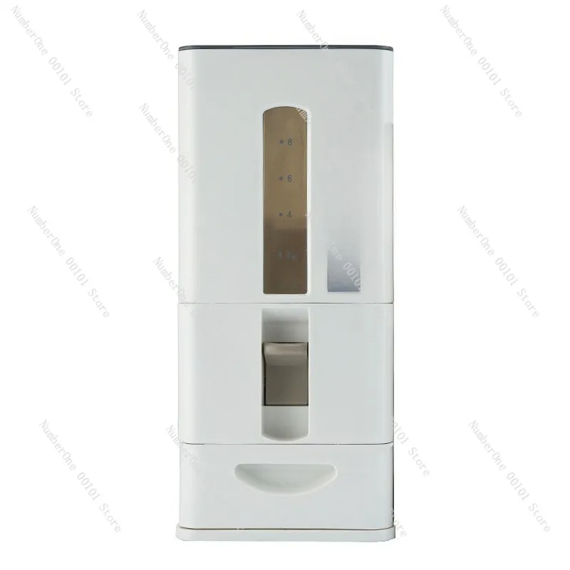 Rice Storage Bucket, Sealed Anti-Insect and Anti-Moisture Container, Press-Release Rice Jar, Flour, Grain and Cereal Storage