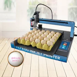 Automatic Egg Printer Eggs Tray Inkjet Printing Machine Batch Code Date Logo Hen Duck Pigeon Eggs Marking Stamping Equipment