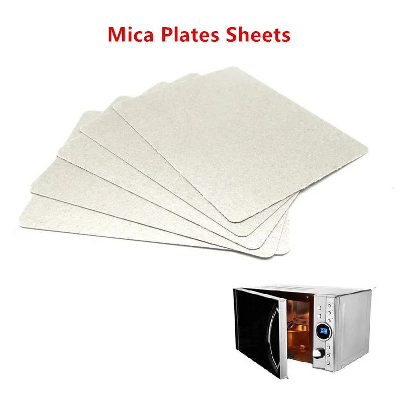 5pcs 15x12cm Mica Plates Sheets for For Midea For Galanz For Haier Universal Microwave Oven Repairing Part