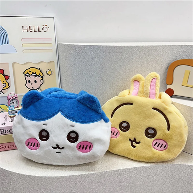 Kawaii Chiikawa Hachiware Usagi Plush Handbag Anime Cute Cartoon Soft Large Capacity Storage Bag Birthday Gift Girl Wholesale