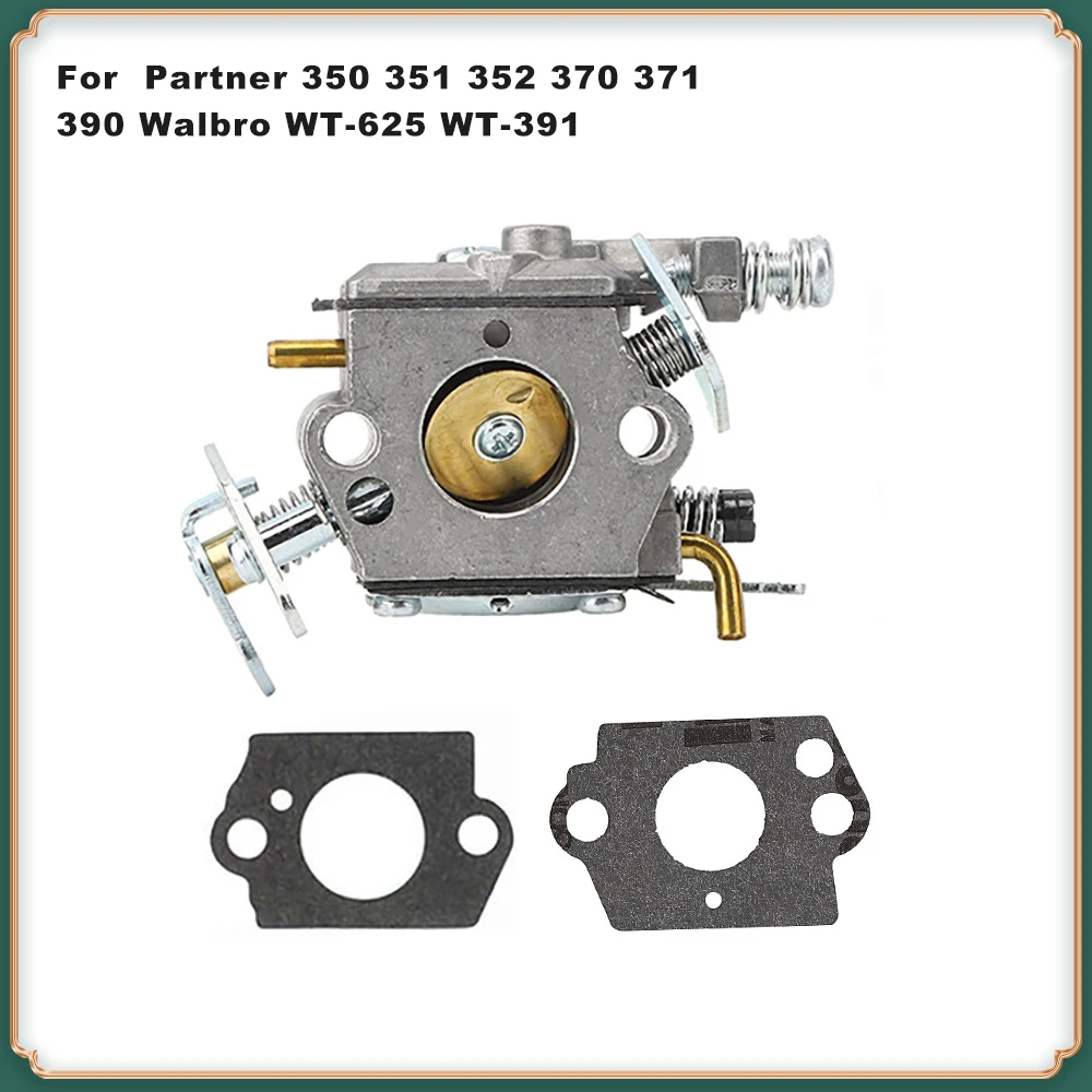 

Carburetor for Partner 350 351 352 370 371 390 Chainsaw - Models Walbro WT-625, WT-391