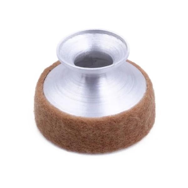 

Soprano Saxophone Mute Brown Silver Hard Aluminum 7.00X7.00X4.00Cm Metal Sound Dampener Acoustic Tone Control Tool For Sax