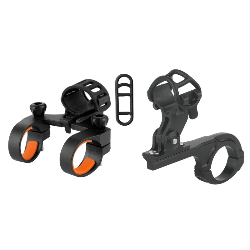 Bike Torch Clip Handlebar Light Holder Mounting Rotation Bike Front Torch Mount