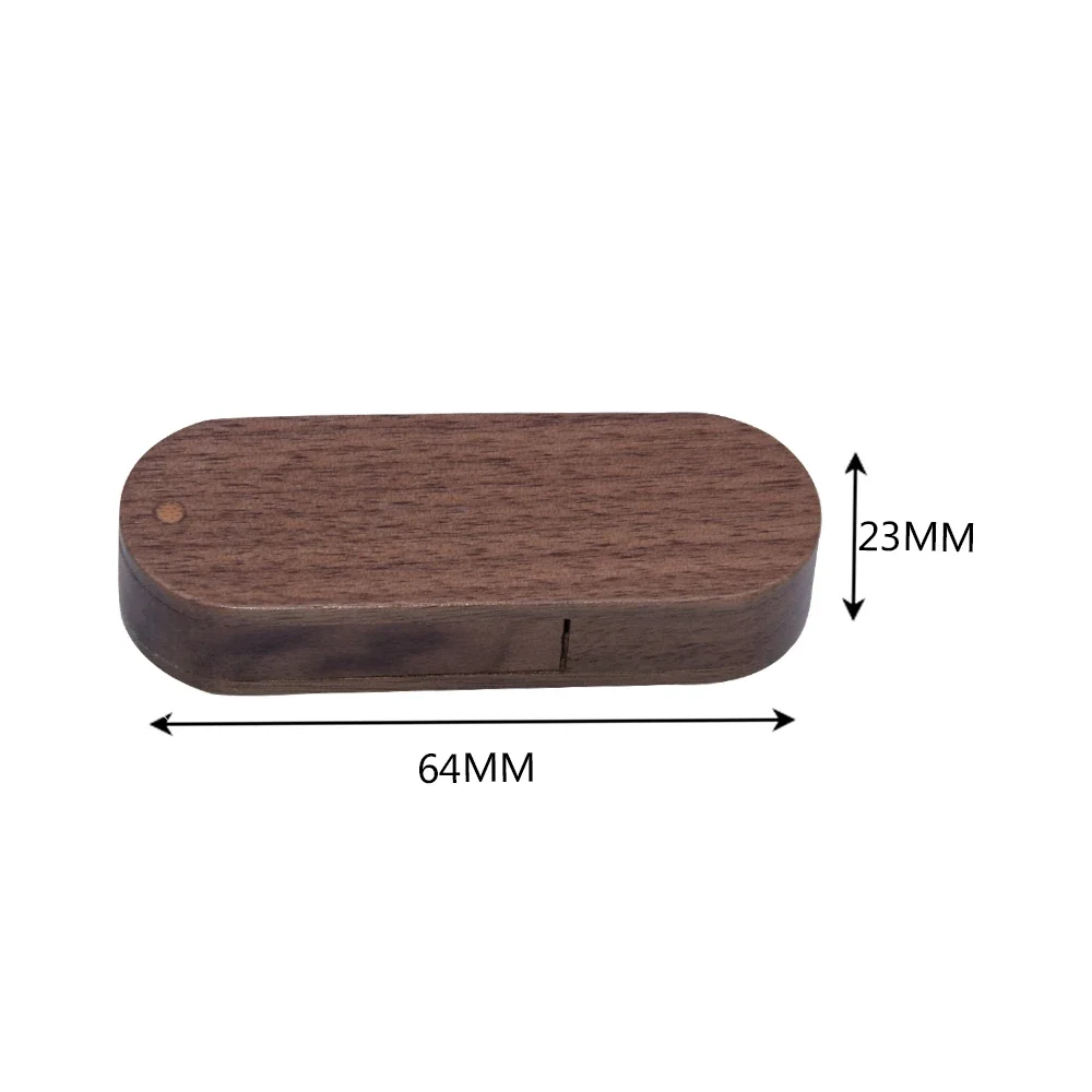 Usb2.usb 2.0 Houten Draaibare Pendrive Usb Flash Drive 4Gb 8Gb 16Gb 32Gb 64Gb Memory Stick Custom Logo (Meer dan 10 Stuks) Bruiloft Cadeau