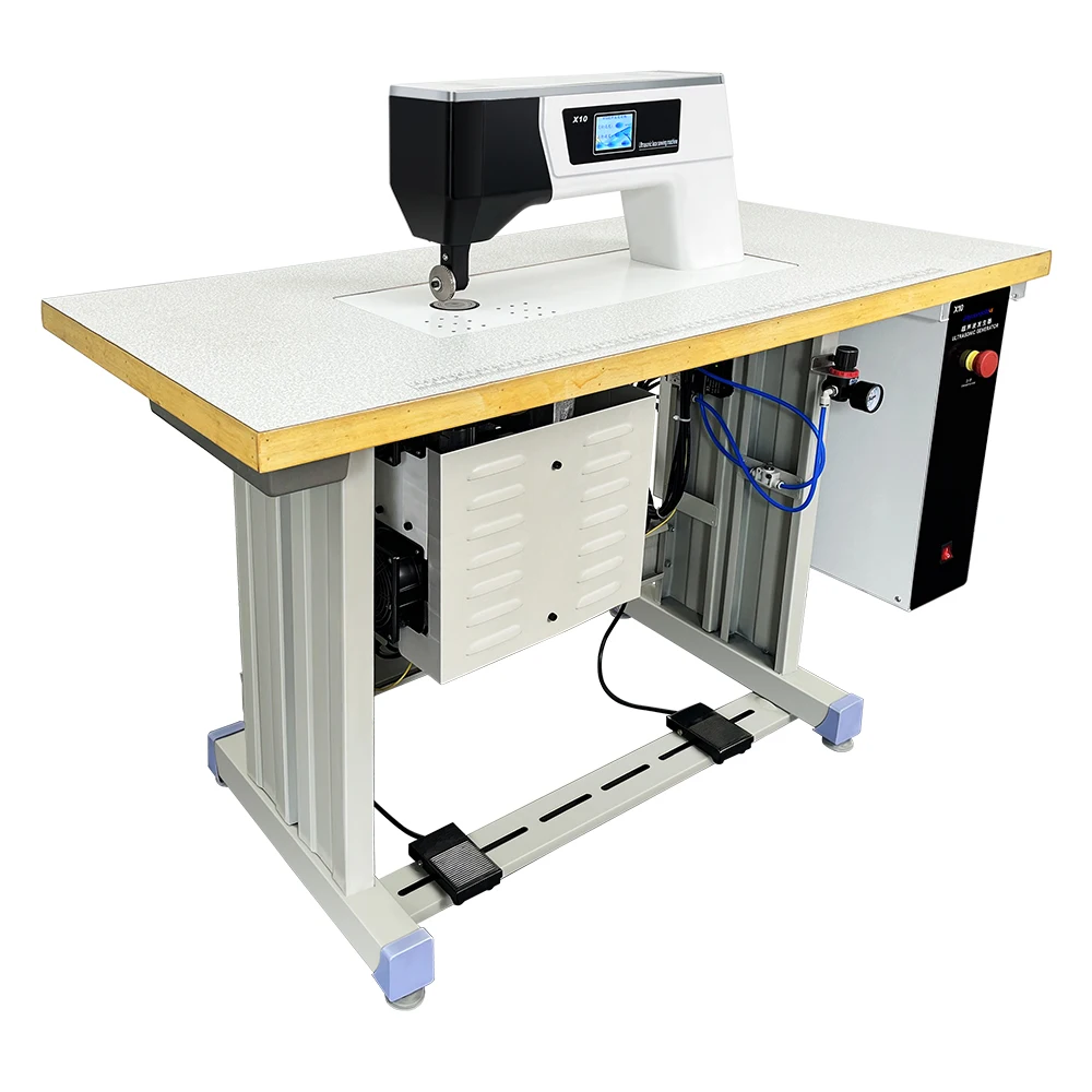 28KHZ 1000Watt Ultrasonic Trimming Machine Edge Trimming Machine Ultrasonic Lace Machine