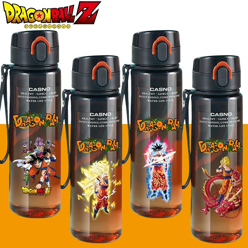 

560ml Dragon Ball Son Goku Cartoon Children Sports Cup Anime Portable Large Capacity Kids Fashion Water Bottle Travel Water Cup