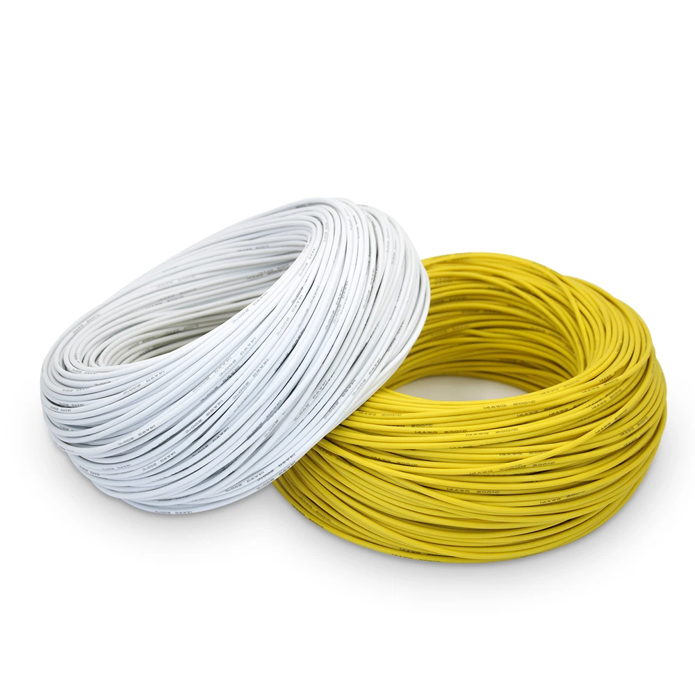 Fil de câble en silicone souple résistant à la chaleur, 12AWG, 14AWG, 16AWG, 18AWG, 20AWG, 22AWG, 24AWG, 26AWG, 28AWG, 30AWG