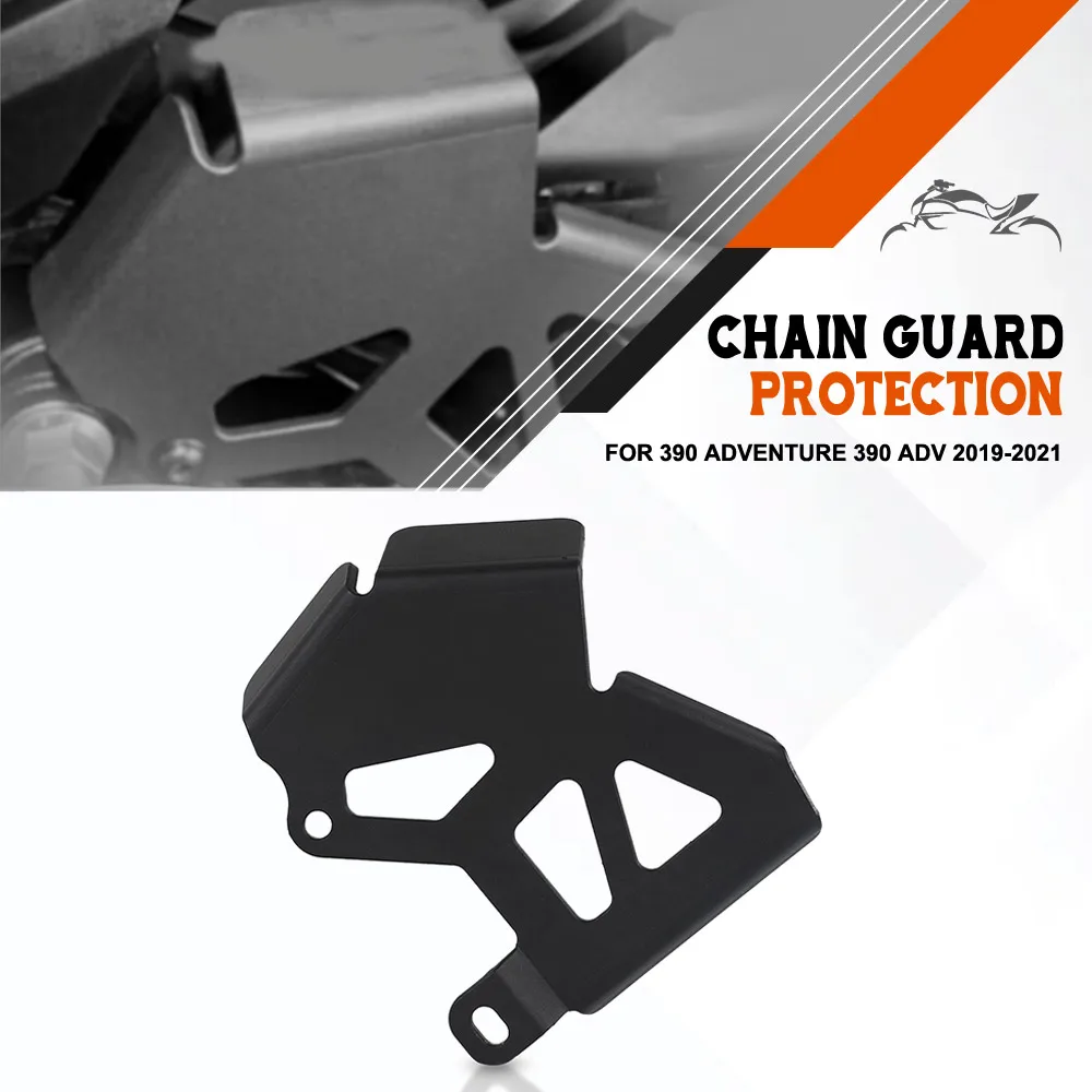 

FOR 390 ADVENTURE 390 ADV 2019-2020-2021 CNC Chain Guard Protector Decoration Chain Sprocket Frame Cover Motorcycle Accessories