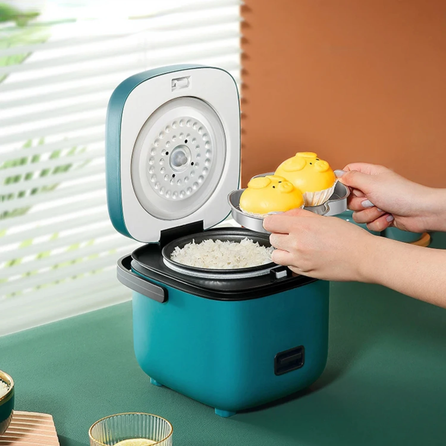 

1.2L Smart Rice Cooker Multicooker Multifunctional Mini Pots Offers Non-Stick Cooking And Kitchen Appliance 220V