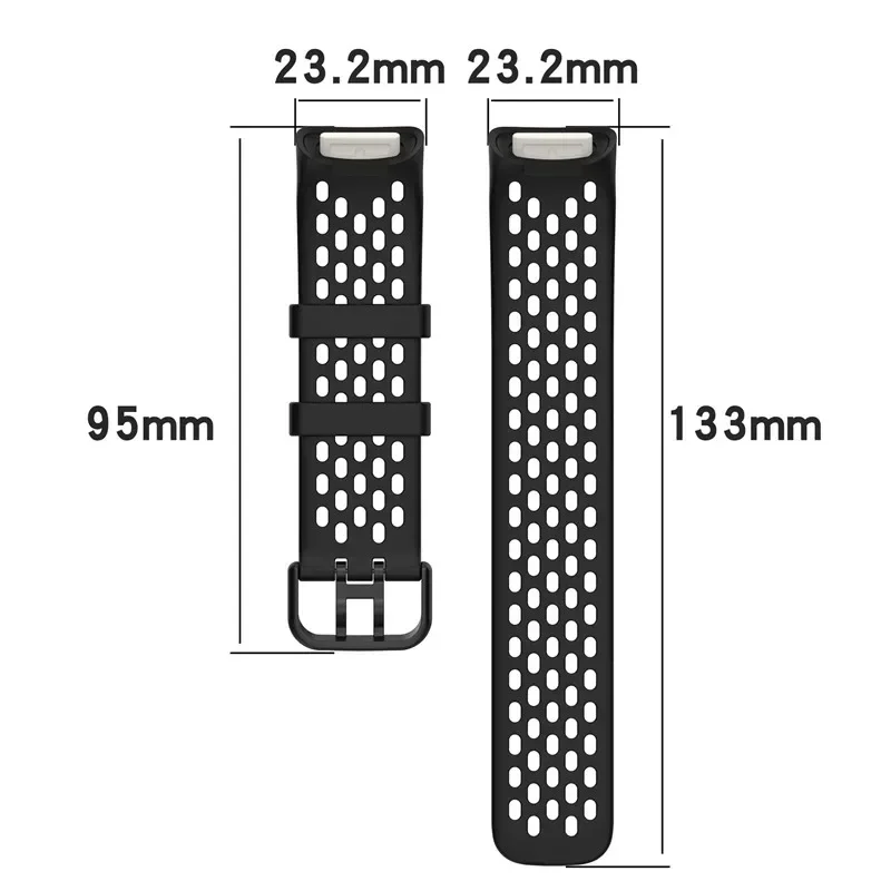 Rubber Strap For Fitbit Charge 5 6 Smart Watch Replacement Wrist Band For Fit bit Charge 5 6 Sport Bracelet Watch Correa