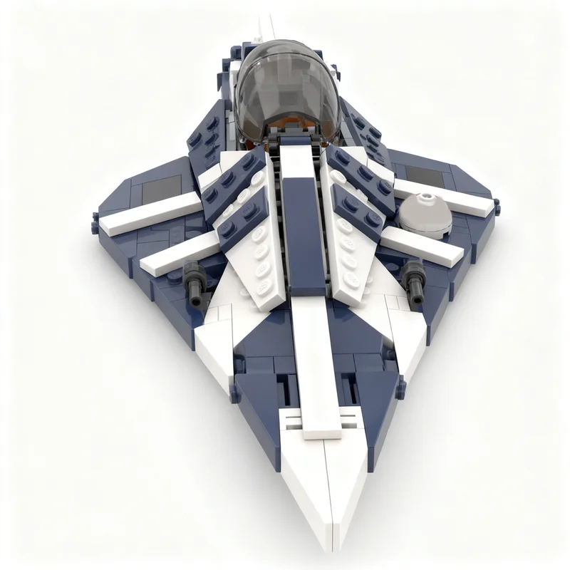 275pcs MOC Plo Koon S Delta 7 Starfighter Star Battle Model Building Blocks Architecture Christmas Gifts Toy Brick Birthday