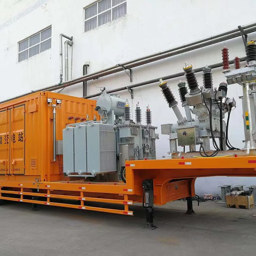 Customizable Movable Substation 110KV 220kV Load Handling Designed for Temporary Power Distribution Needs