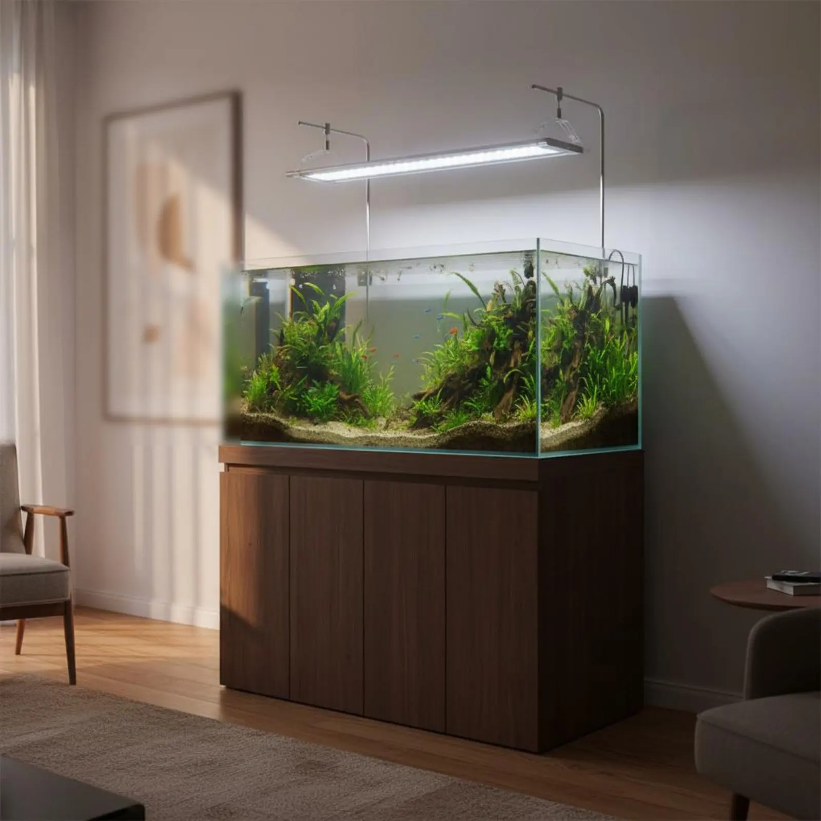 

Adjustable Aquatic Habitat Lamp Stand Easy Installation Aquatic Fish Habitat Lamp Stand for Planted Tanks