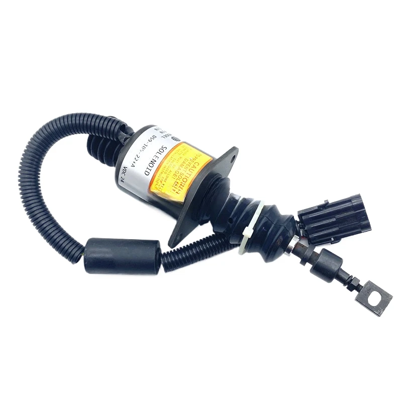 

ForLiugong roller shut-off solenoid valve Shangchai D6114 engine D59-105-22+A fuel cut-off shut-off switch excavator accessories