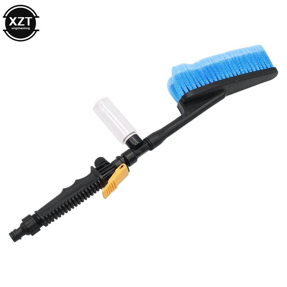 

Car Wash Brush Water Brush Open Velvet Soft Long Handle Water Spray Tire Wheel Brush