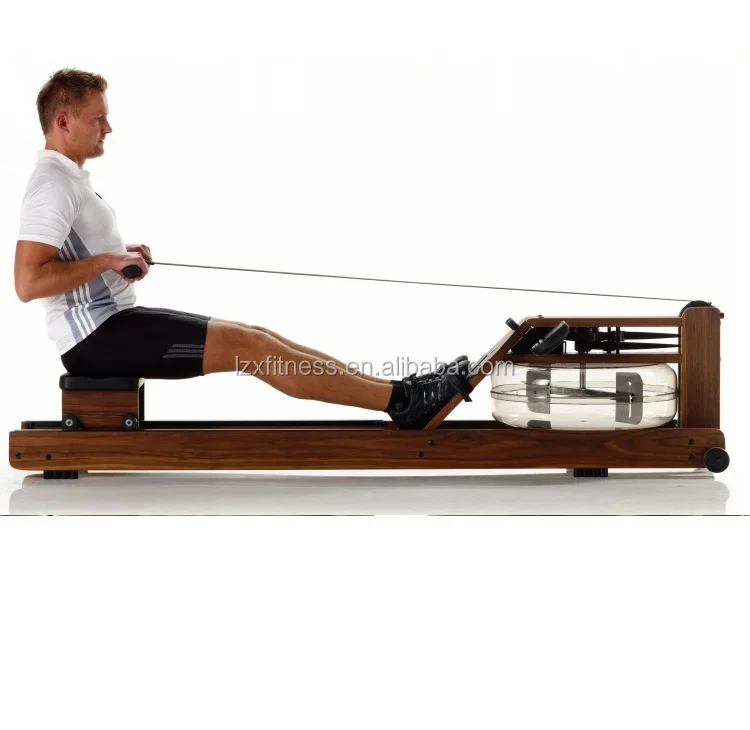 Water Rower Ash Wood Frame Water Rowing Machine With S4 Monitor Gym Equipment Wooden Hydraulic Trainer Water Resistance Rower