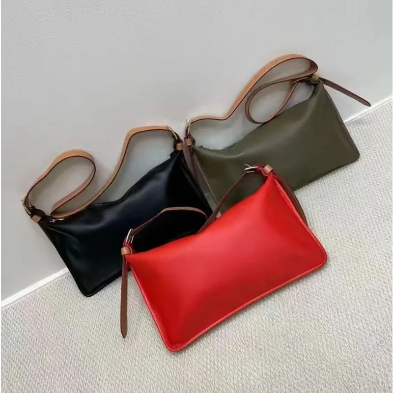 2025년 신상 기하학적 가방, 고급 패션, 심플한 디자인, 싱글 숄더 크로스바디 및 언더암 백