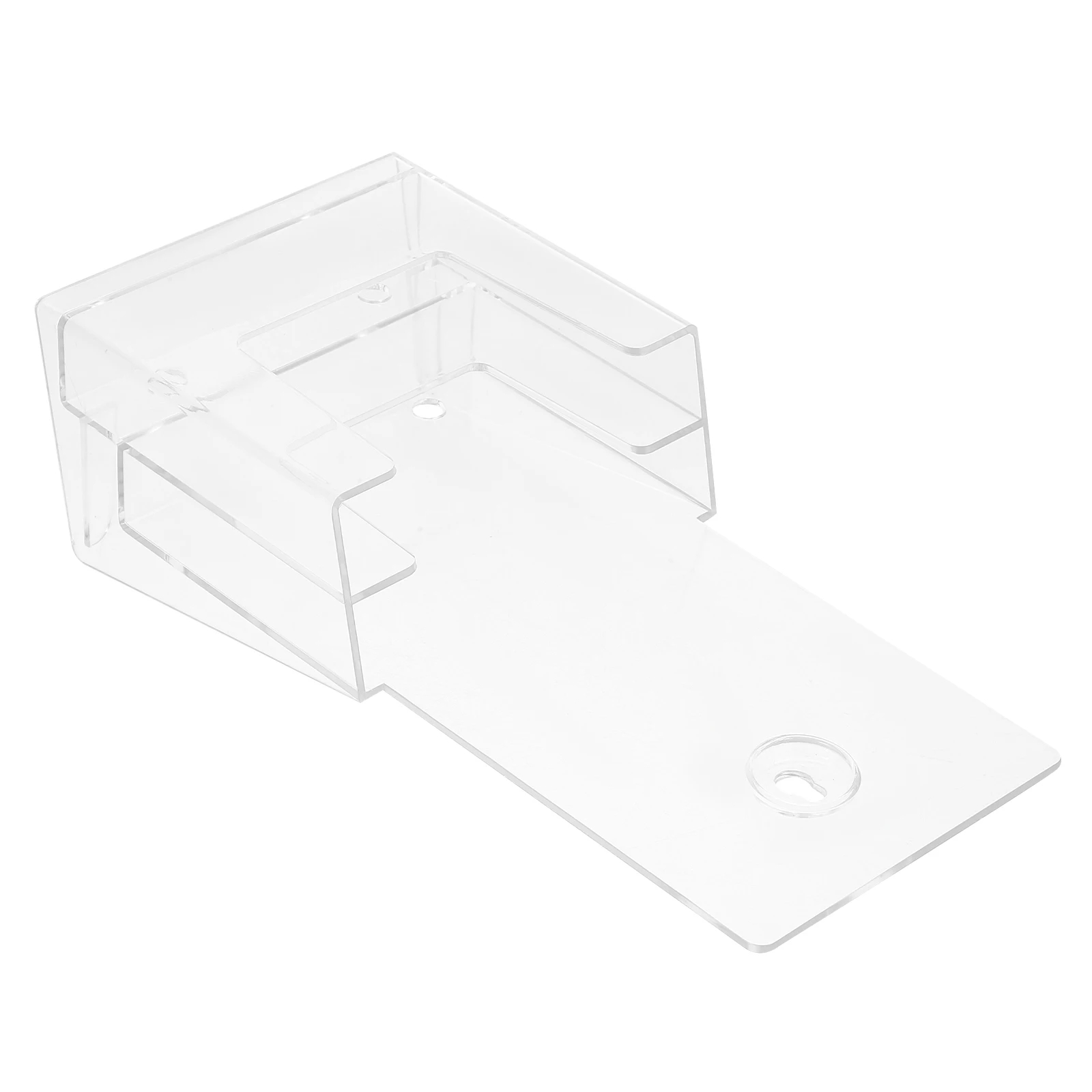 

Multi Layer Files Rack Desktop Wall Mount Organizer A6 2 Sections Brochure Holder Stand Display Shelf Paper Menu