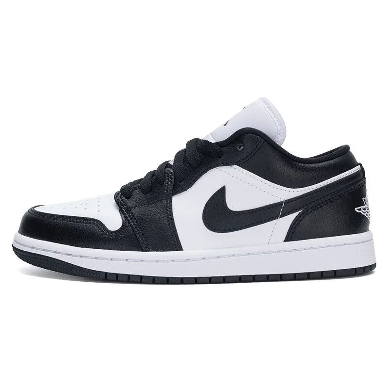 Nike-AJ1 Low-Top Tênis De Basquete Para Mulheres, Sapatos De Treino De Combate Real, Tendência De Moda, Outono, DC0774-101, 2024