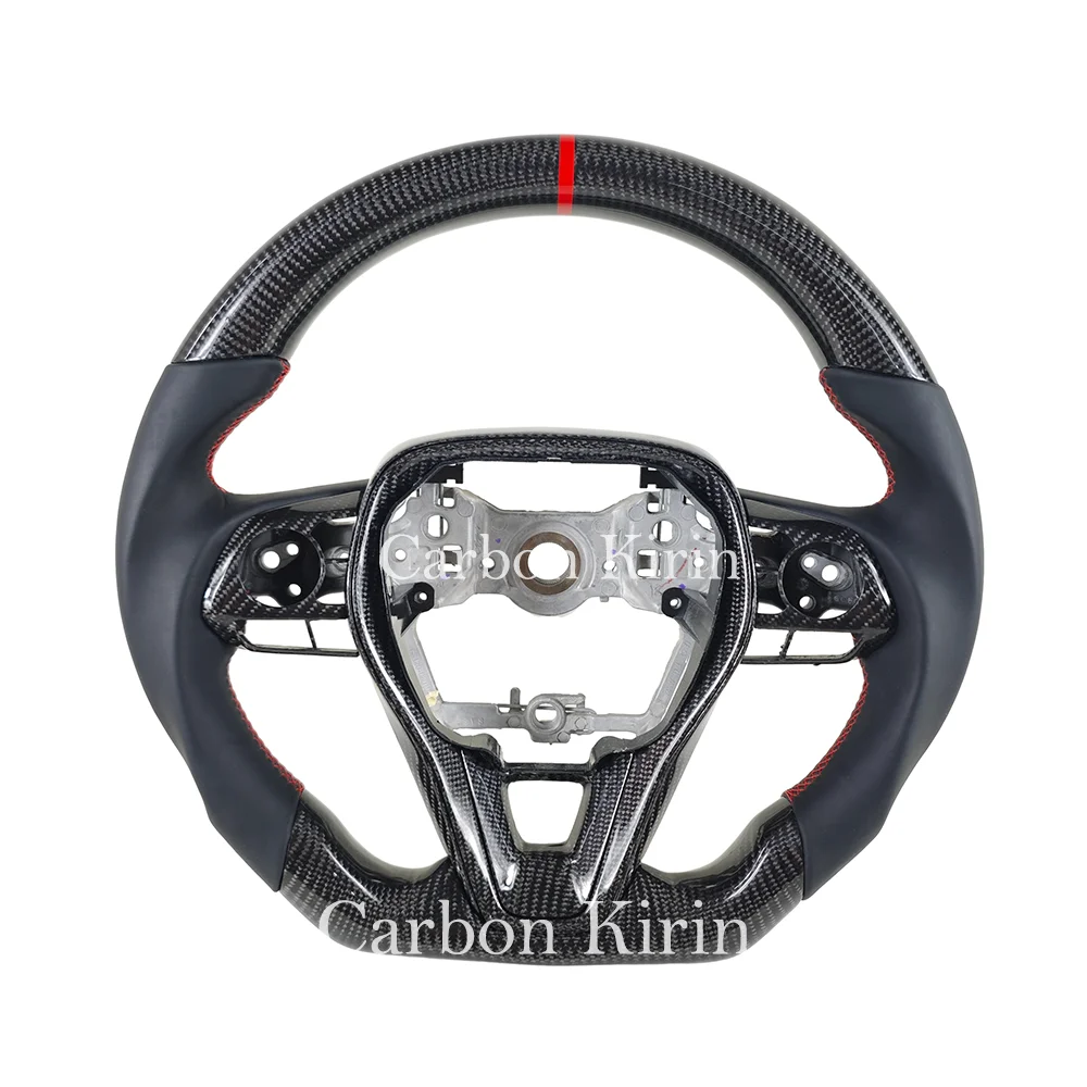 Sport Carbon Fiber Steering Wheel Suitable for Toyota Camry Rav4 Hybrid Corolla E210 Hatchback 2018-2025