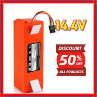 14.4V 6500mAh Replacement Battery For Roborock S6 S7 MaxV Q5 Q7 MAX Robot Vacuum Cleaner Accessories Parts