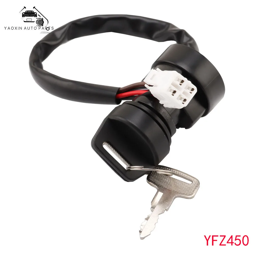 

Ignition Key Switch for Yamaha 2004-2005 2007-2009 Special Edition Motorcycle ATV Electric Door Lock Plug YFZ450 YFZ450V