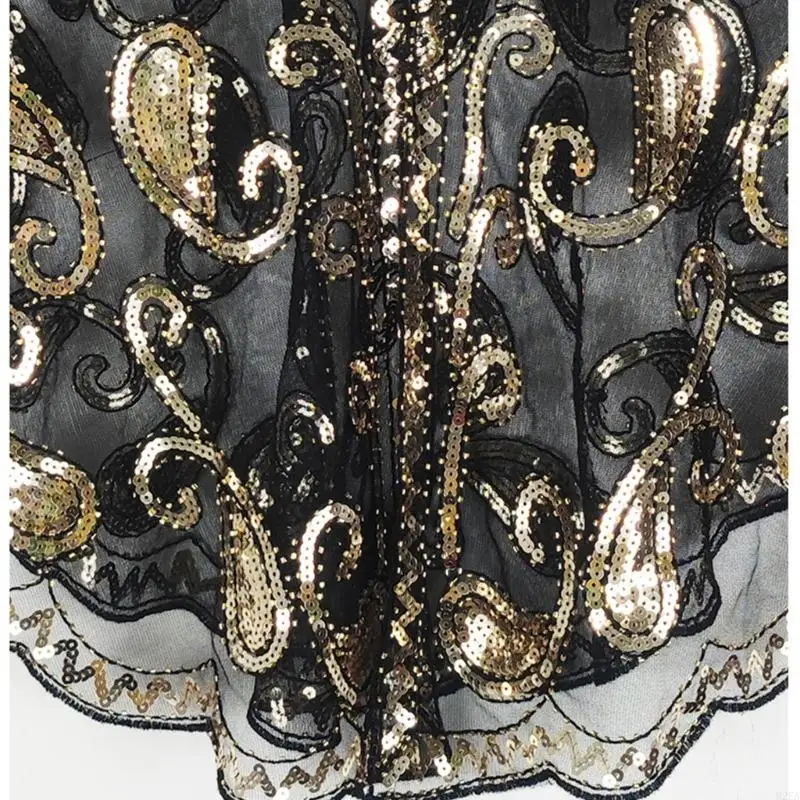 2026 New Sparkly Sequins Mesh Evening Shawl For Weddings Parties And Formal Event Breathable Fabric With Embellishments