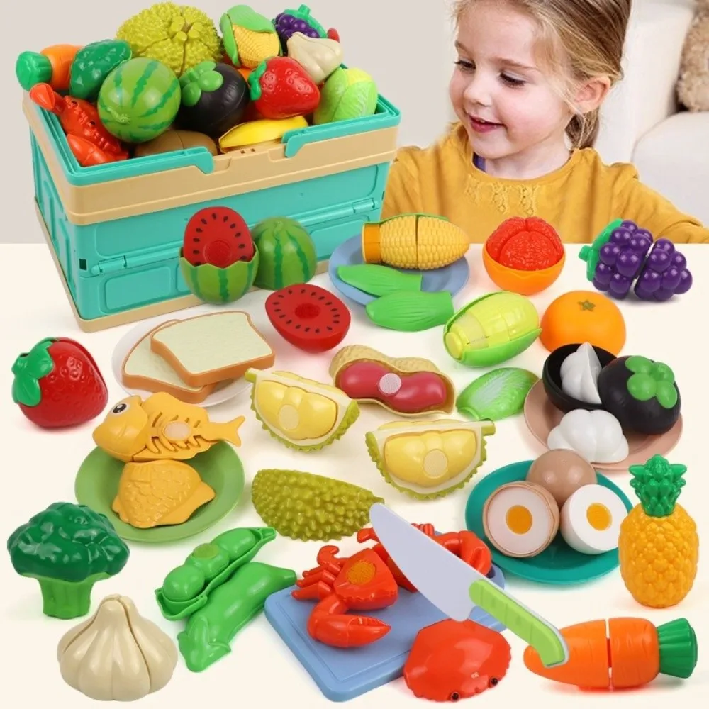 Tranche de légumes simulée, jouet amusant Durian pour enfants, jouet de coupe de fruits, à croquer, éducatif, jeu de simulation, jouet de cuisine, cadeau d'anniversaire