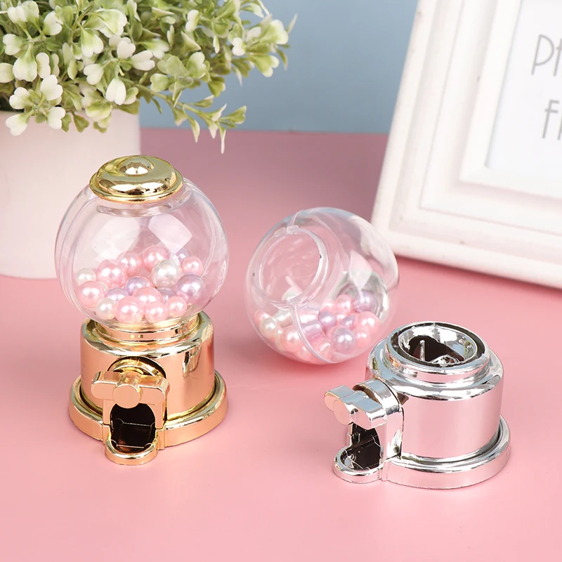 Sweets Mini Candy Machine Bubble Toy Dispenser Coin Bank Kids Gift Toy Decor