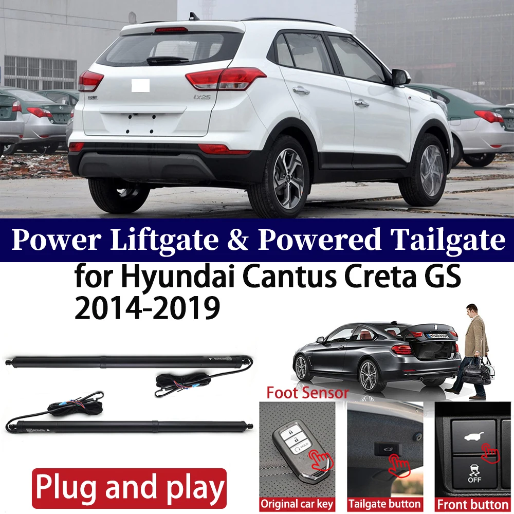 

for Hyundai Cantus Creta GS 2014-2019 Car Auto Power Electric Tailgate Liftgate Lift Trunk Closer System Boot Lift Motor Kit