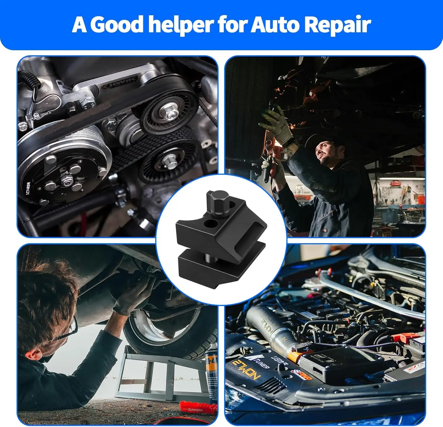 サスペンションストラットセパレーターエキスパンダーツールキットサスペンションストラットスプリッターホイールハブステアリングナックルエキスパンダースプレッダー