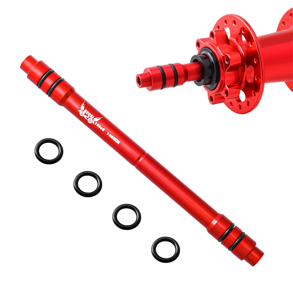 MUQZI Steckachse-Adapter 12 bis 9 mm 110 135 142 148 mm 15 bis 9 100 mm Steckachse auf Schnellspanner für MTB-Rennrad vorne und hinten