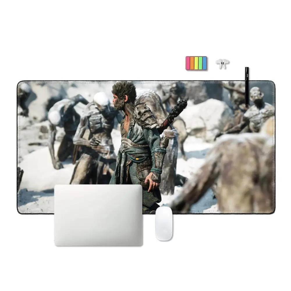 Game Black Myth WuKong Mousepad Office Large Mouse Mat Keyboard Mats Rubber PC Computer Game Big Anti-slip Mice Mat
