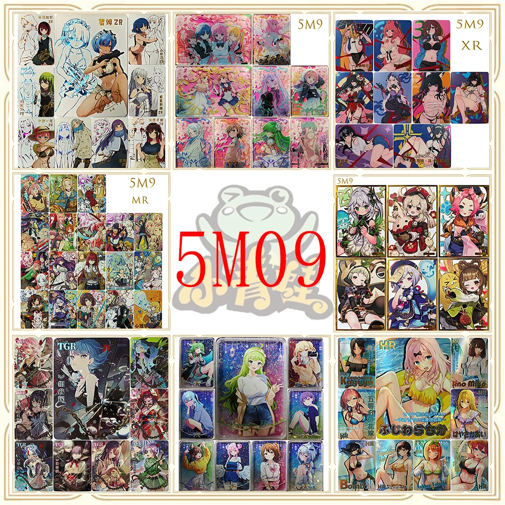 

Anime Goddess Story 5M9 SZR ZR XR PR HR SSR MR TR INS Premium Flash Card Boy Game Toy Collectible Card Christmas Birthday Gift