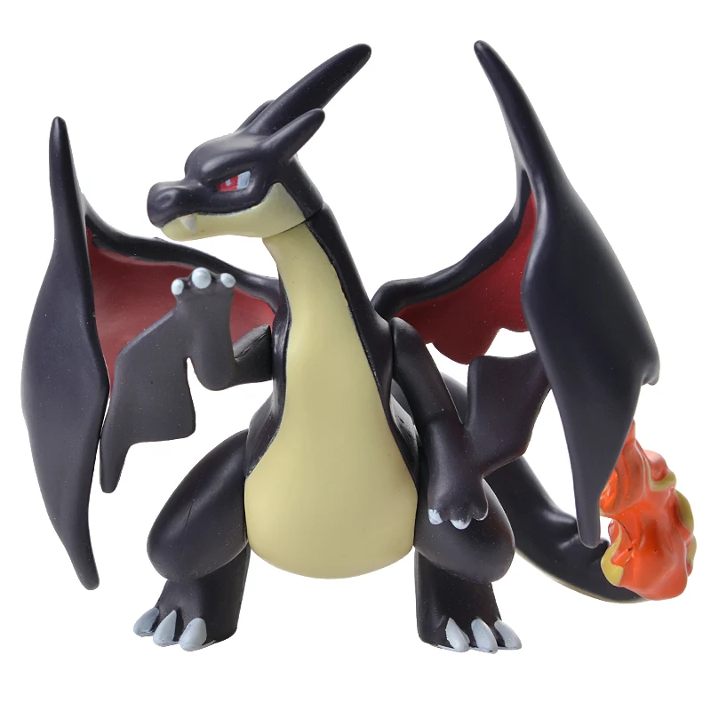 Pokemon Figure Shiny Mega Charizard Y Modello per bambini Giocattolo 8 cm Pvc Perfettamente replicato Collezione Anime Regalo per bambini