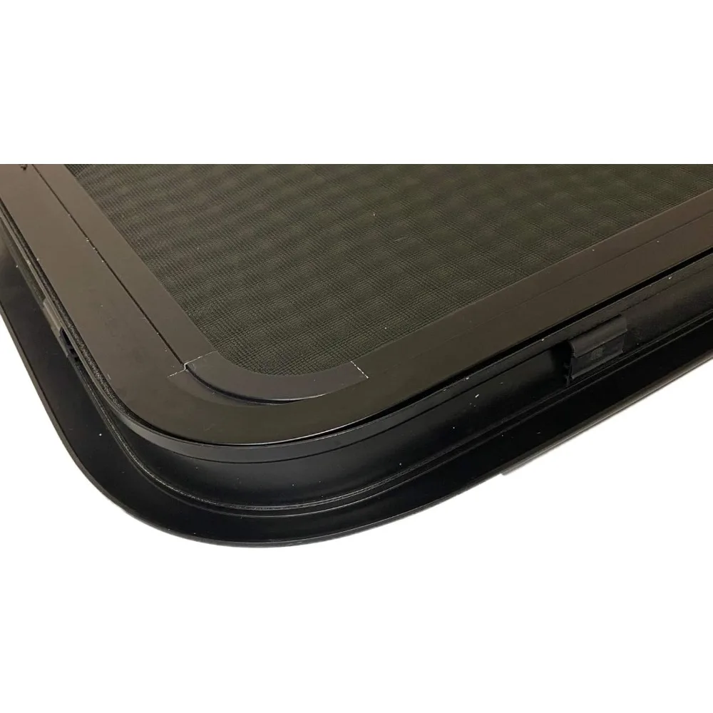 Jendela RV Horizontal dengan Layar untuk Rumah Mungil dan Camper, Termasuk Cincin Penjepit Interior, Cocok untuk Trailer Teardrop