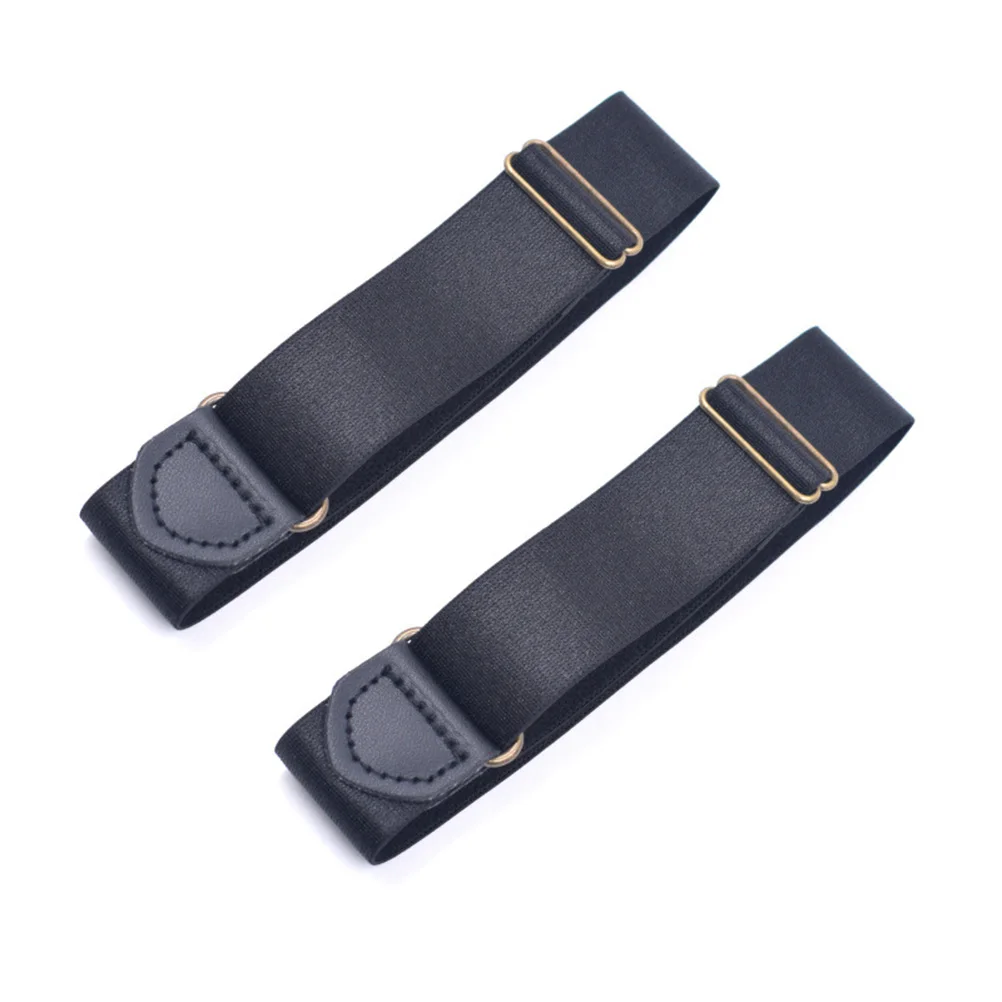 2 ชิ้น AntiSlip ShirtArmband ทนทานวัสดุพรีเมี่ยม LongTermUse FormalOffice Night EasyLock StrongClip FixGarter