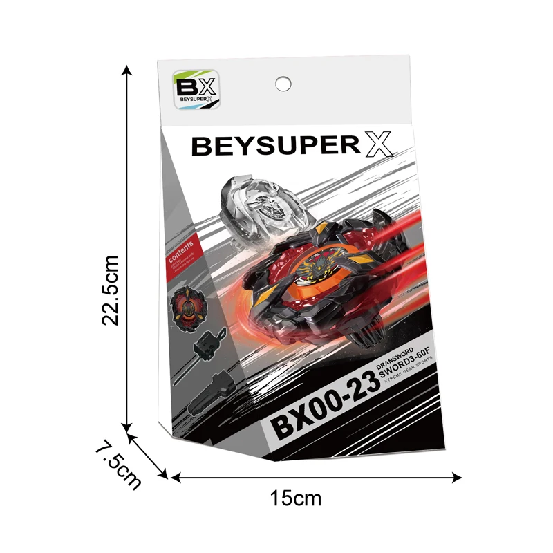 BX-23 Phoenix Wing Evolution Battle Top Booster con juego de agarre lanzador Bey X juego giroscópico de juguete giratorio