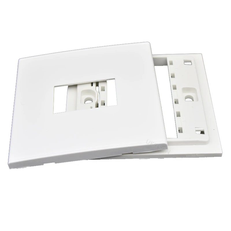 One Port Empty Wall Outlet Cover Plate Suit For 1 Slot Socket 23x36mm Blank Faceplate Panel