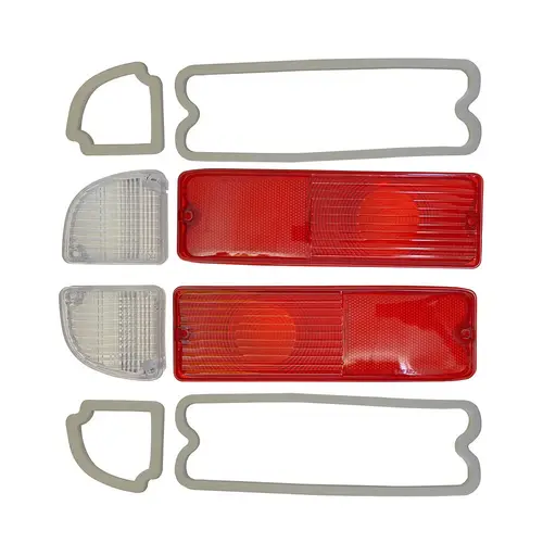 Imagen 2 del producto Par de lentes de luz de marcha atrás de freno trasero con juntas para camioneta Chevy GMC 1967-1972