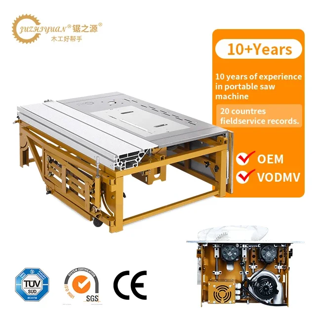 Wood Saw Machine Dust-Free Wood Cutting Panel Machine at  Good Price for Woodworking saw JT-9BX with portable furniture