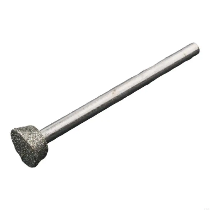 10Pcs 3 4 5 6 8mm Diamonds Grinding Burr Abrasive Bit Grinding Points Trimming Polishing Bit For Gemstones Polishing Y4QC